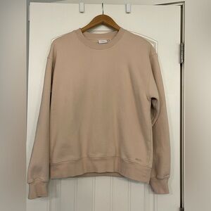 Aritzia sweatfleece perfect fit cozy fleece sweatshirt